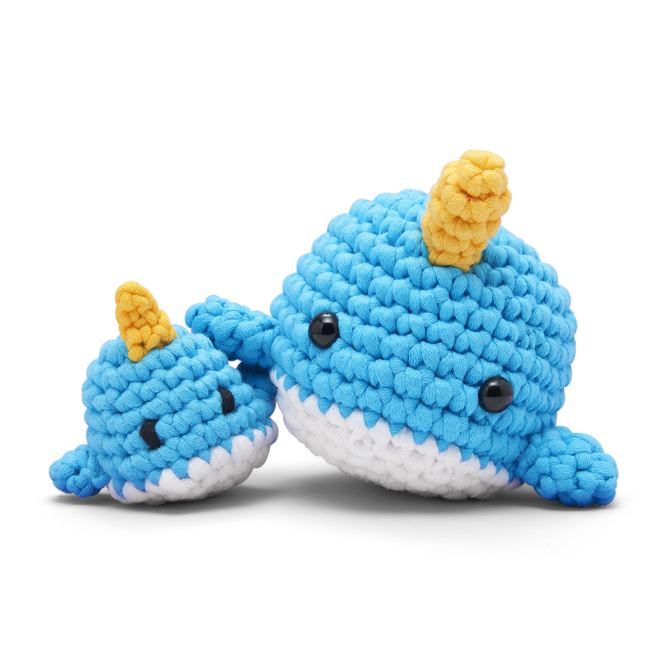 The Woobles | Mommy & Me Bjørn the Narwhal Crochet Kit – Lift