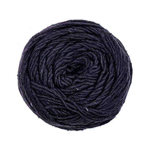 Sparkle - Midnight Silk Roving Worsted Weight Yarn by Darn Good Yarn sold by Lift Bridge Yarns