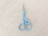 light blue Snipster Colorful Stork Embroidery Scissors by Cloud Craft sold by Lift Bridge Yarns