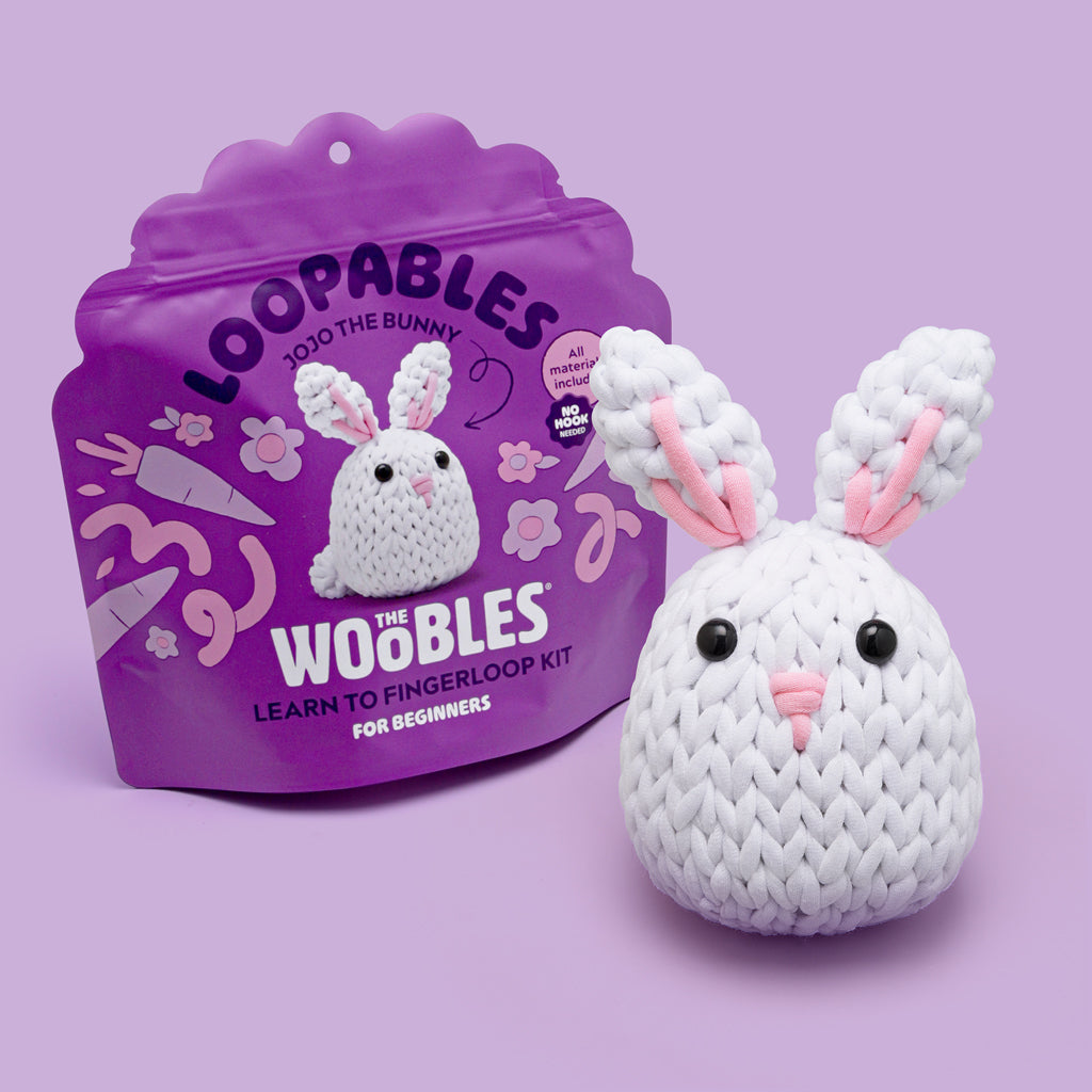 The Woobles | Jojo the Bunny Loopables Kit – Lift Bridge Yarns