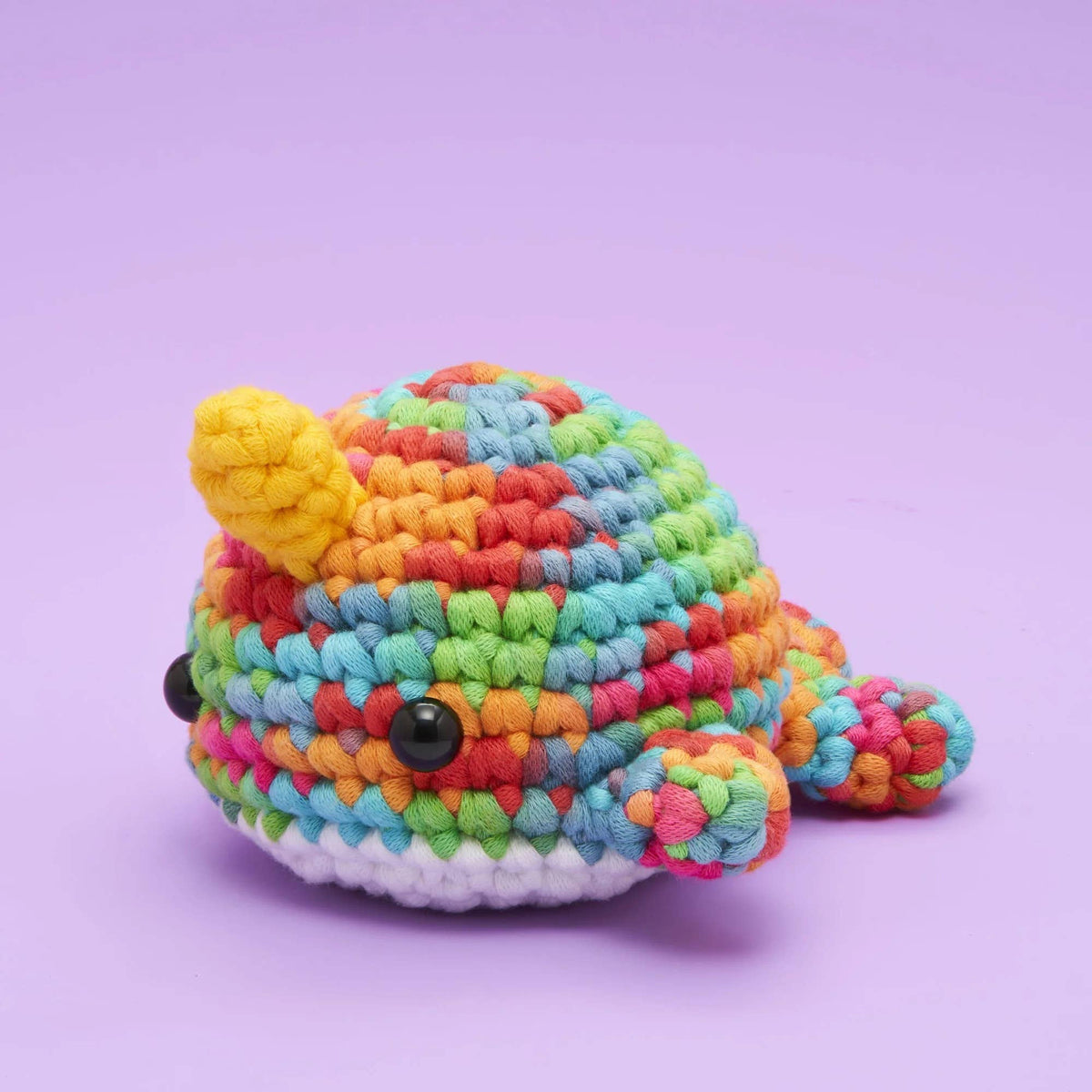 The Woobles | Rainbow Narwhal Beginner Crochet Kit – Lift Bridge Yarns