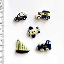  Transportation Vehicle Buttons | 5 ct