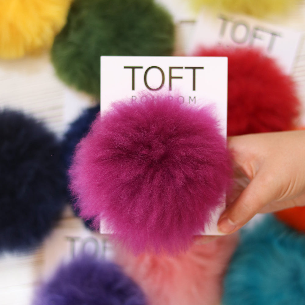 Alpaca Pom Poms | Colorful & Natural (With Snap) – Lift Bridge Yarns