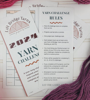  2024 Yarn Challenge Rules & The Challenge List