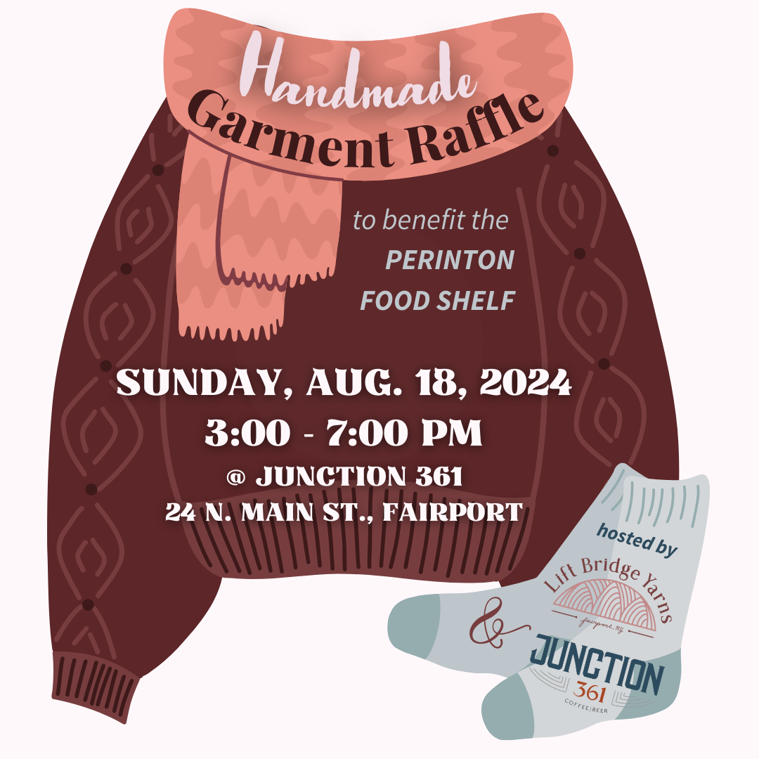 Join Us for a Handmade Garment Raffle to Benefit the Perinton Food Shelf!