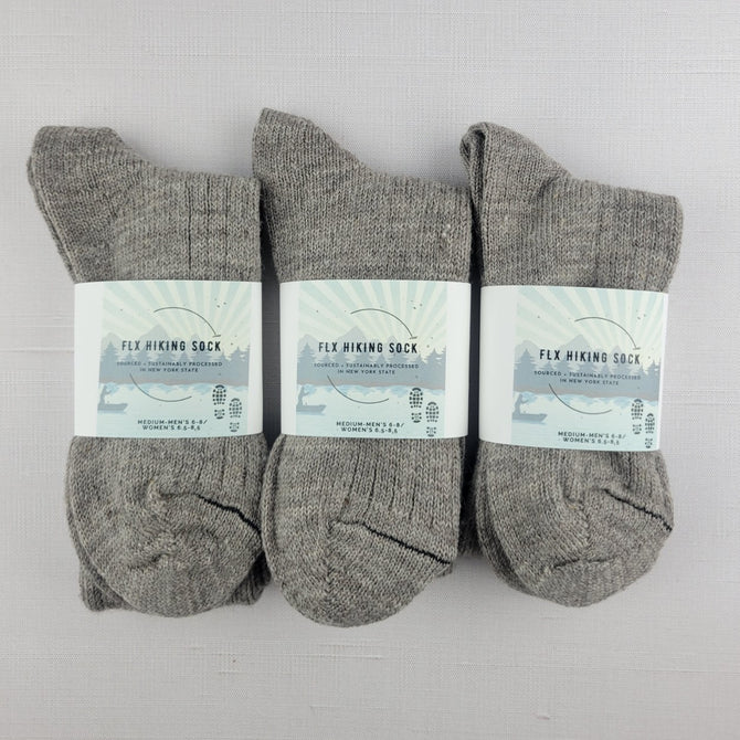 FLX Hiking Socks: Cozy, Sustainable, & Local