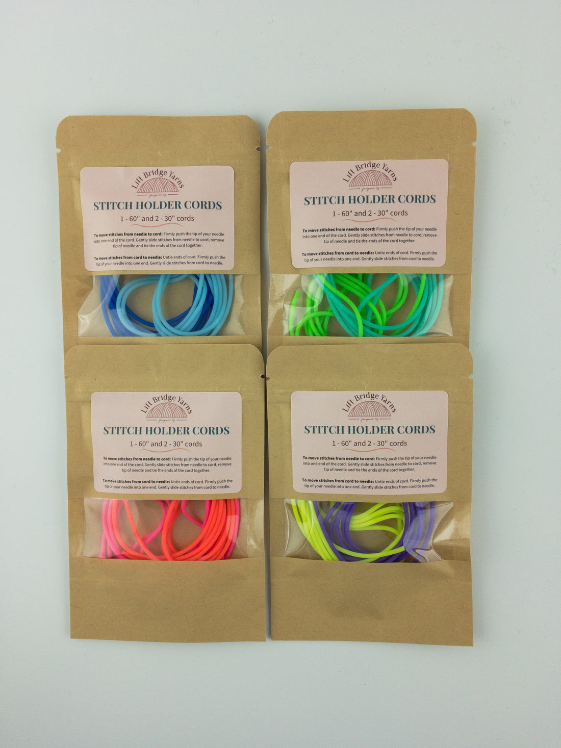  lift bridge yarn products: stitch holder cords