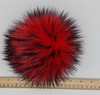Handmade Faux Fur Pom Pom | Volcano Red