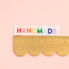 Handmade Woven Sewing Labels | Rainbow Colors | 8ct