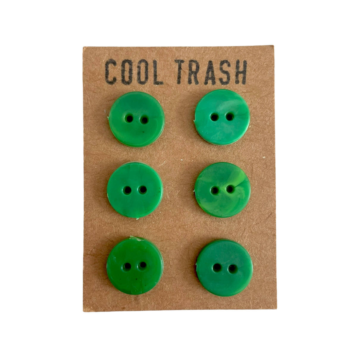 Green Recycled Plastic Little Buttons Set |