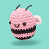 Cornelius the PINK Bee | Beginner Crochet Kit