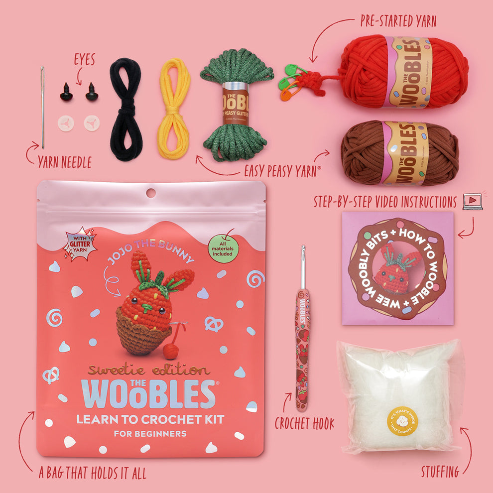 Jojo The Bunny: Sweetie Edition Crochet Kit | Crochet Kit