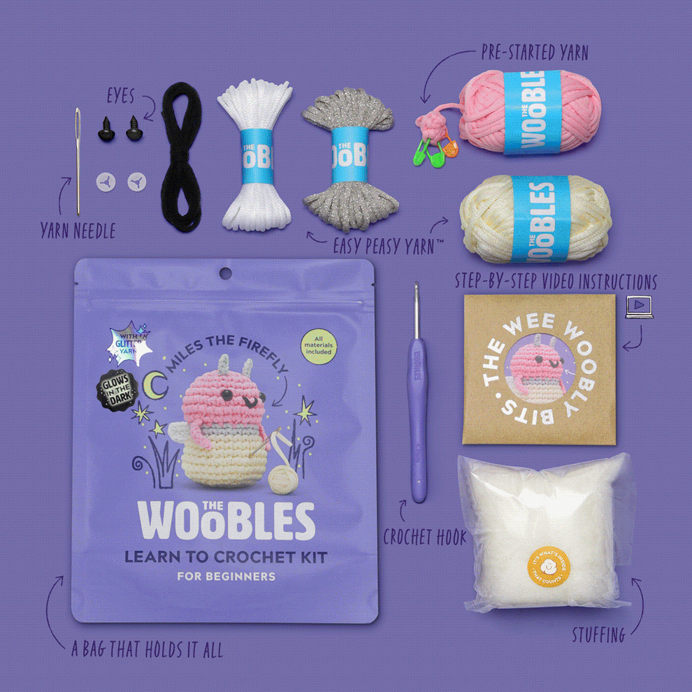 Miles the Firefly Crochet Kit | Crochet Kit