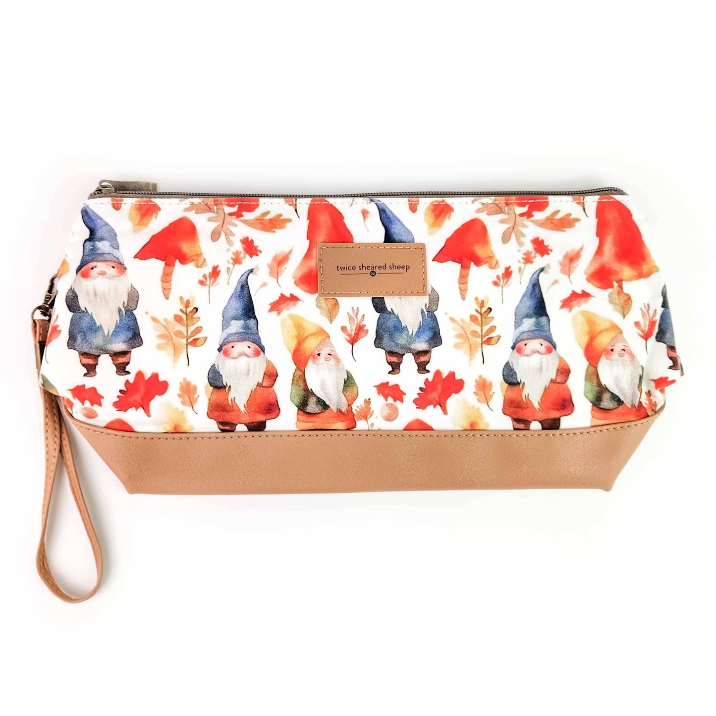 Gnome Friends Trinity Bag – Medium Zippered Project Bag | Project Bags