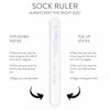 Sea Glass Slap Bracelet Sock Ruler by Twice Sheared Sheep sold by Lift Bridge Yarns