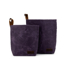   Maker's Canvas Knit Sacks (Set of 2) | Purple by della Q sold by Lift Bridge Yarns