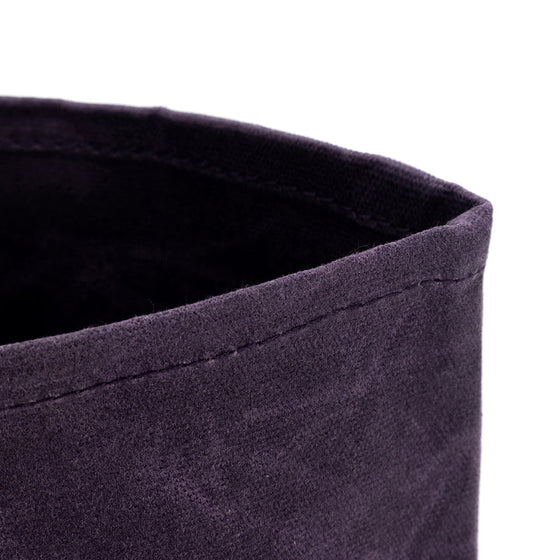  Maker's Canvas Knit Sacks (Set of 2) | Purple by della Q sold by Lift Bridge Yarns