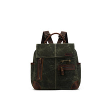   Maker's Canvas Midi Backpack | Olive by della Q sold by Lift Bridge Yarns