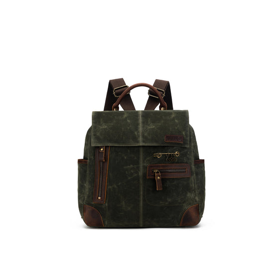 Maker's Canvas Midi Backpack | Olive