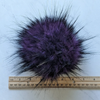 Handmade Faux Fur Pom Pom | Grape