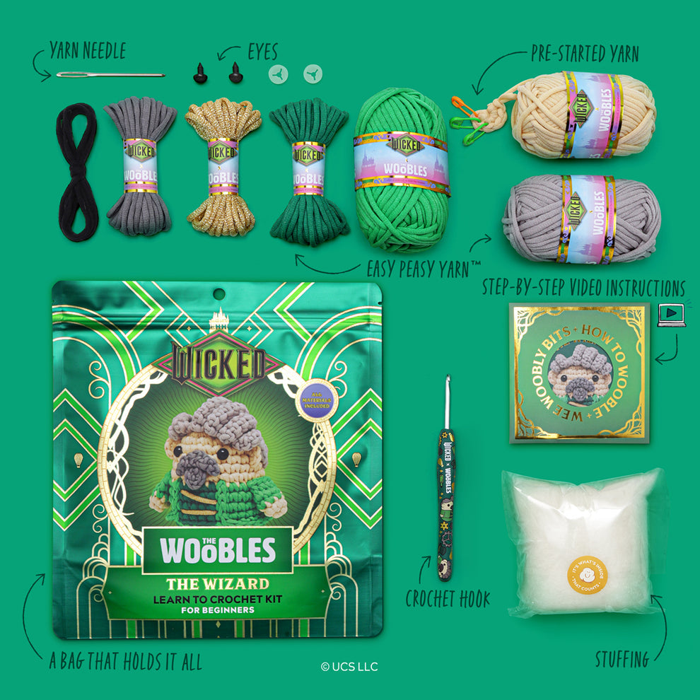 The Wizard Crochet Kit | Crochet Kit
