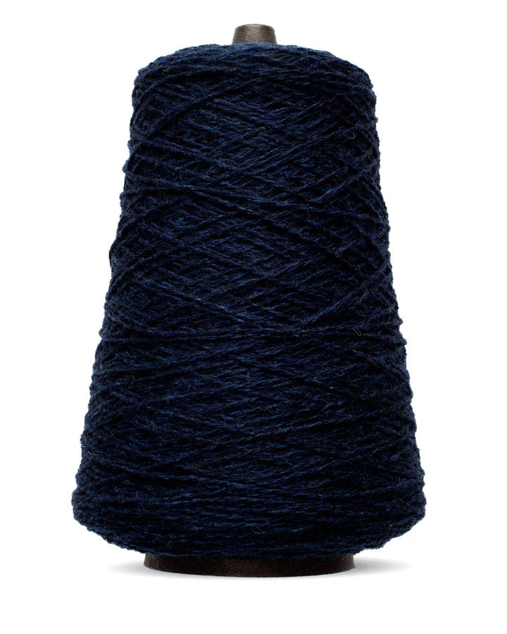 Shetland | 1/2lb Cones Midnight Blue | Yarn - Fingering