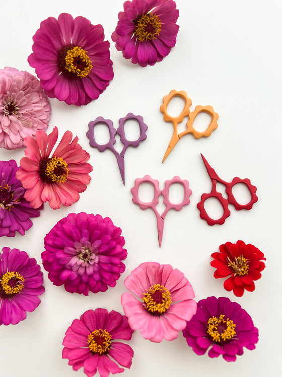 Small Flower Embroidery Scissors