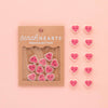 Pink Sweet Heart Buttons | 5/8in | 10ct