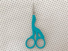teal Snipster Colorful Stork Embroidery Scissors by Cloud Craft sold by Lift Bridge Yarns