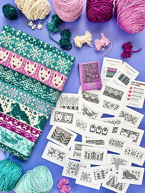 Arctic Doodle Deck | Half Deck | Pattern card deck