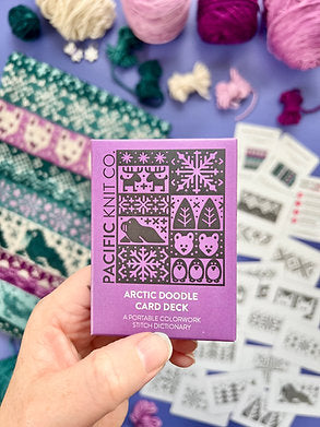 Arctic Doodle Deck | Half Deck | Pattern card deck