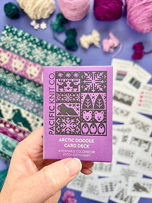   Arctic Doodle Deck (Half Deck) by Pacific Knit Co. sold by Lift Bridge Yarns