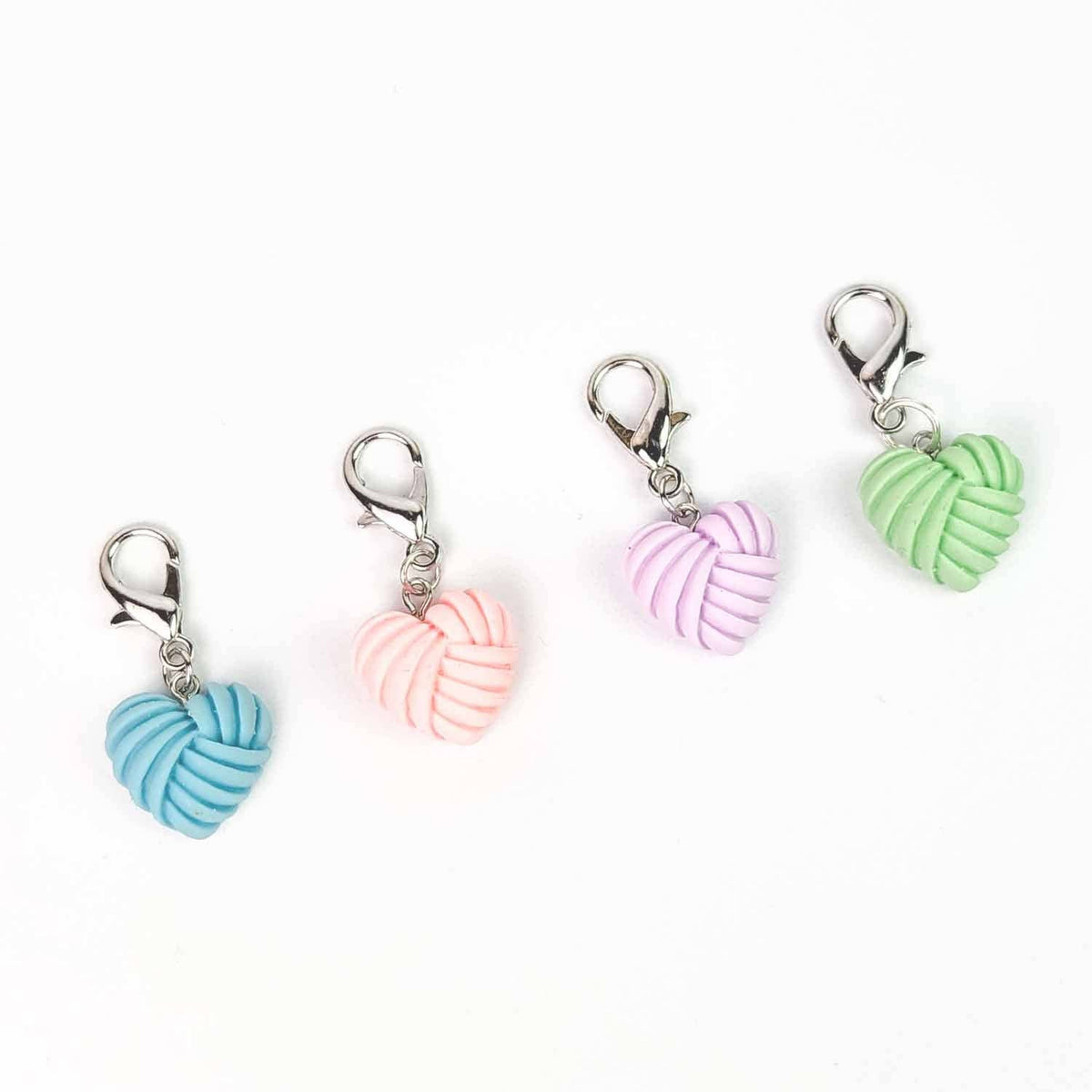 Heart Yarn Ball Clip Marker | Notions - Stitch Markers