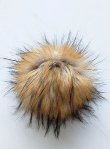  Handmade Faux Fur Pom Pom | Caramel Macchiato