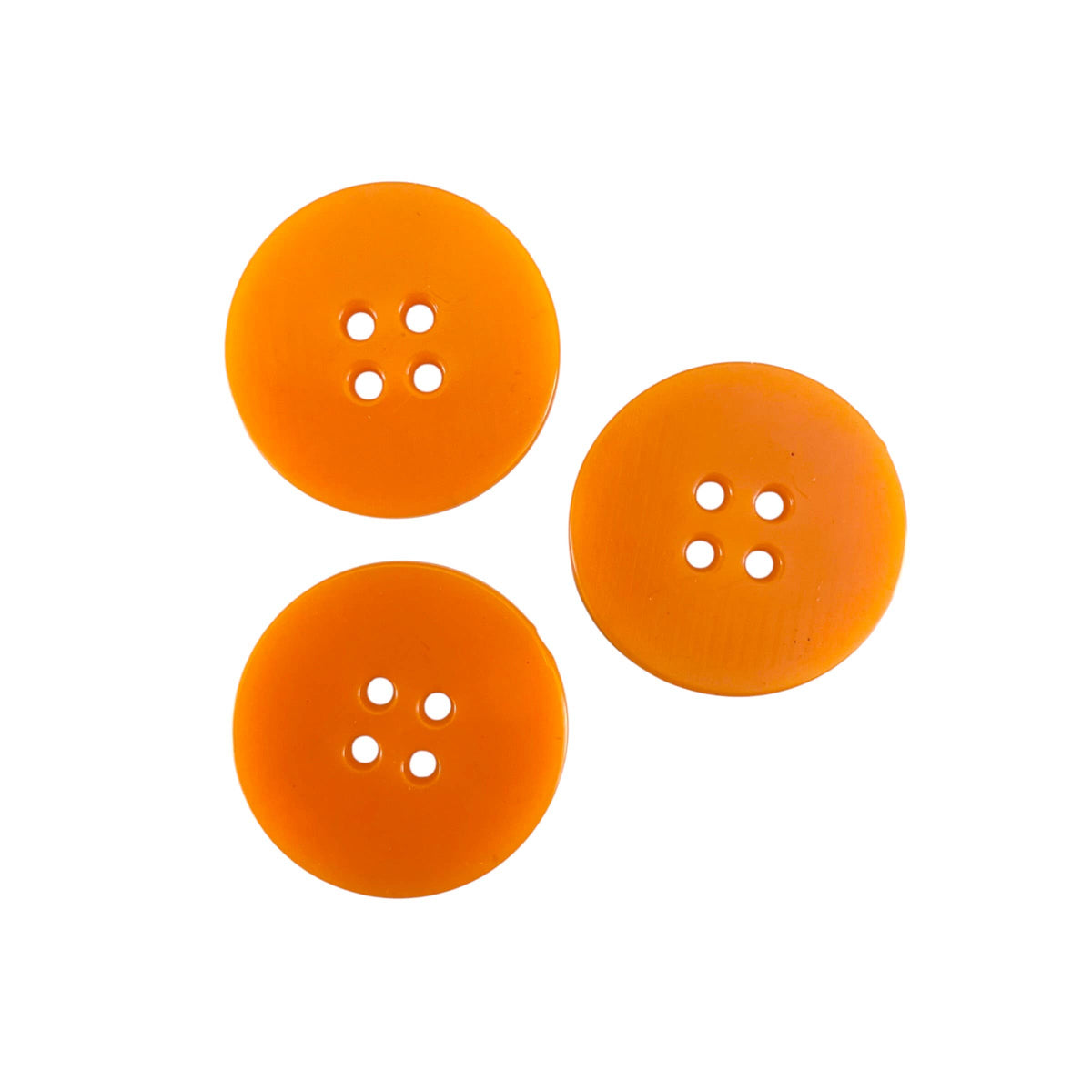 Orange Recycled Plastic Big Buttons Set |