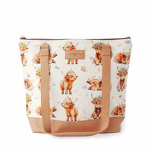  *New* Maisy Highland Cow Mega Trinity Bag – Large Zippered Knitting Project Bag