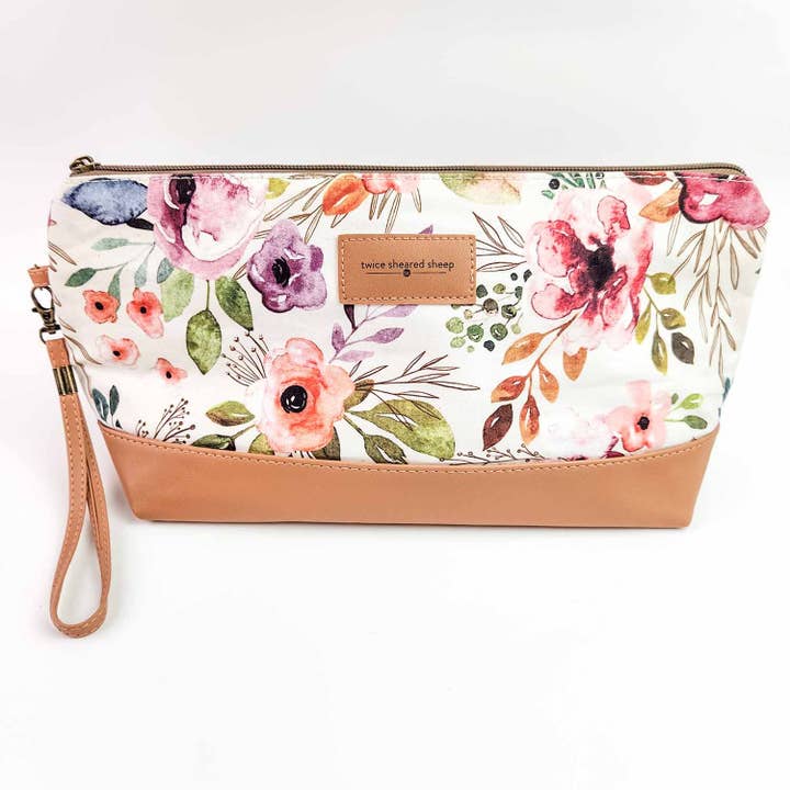 Spring Floral Medium Trinity Project Bag | Project Bag