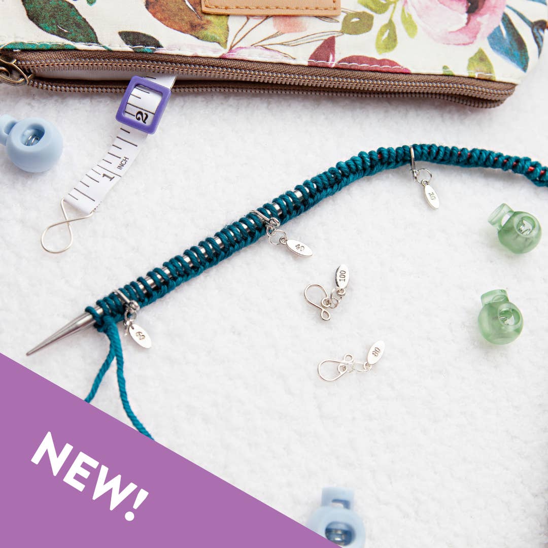 Cast On Counting Stitch Markers | Count by 20s Base Set | Notions - Stitch Markers