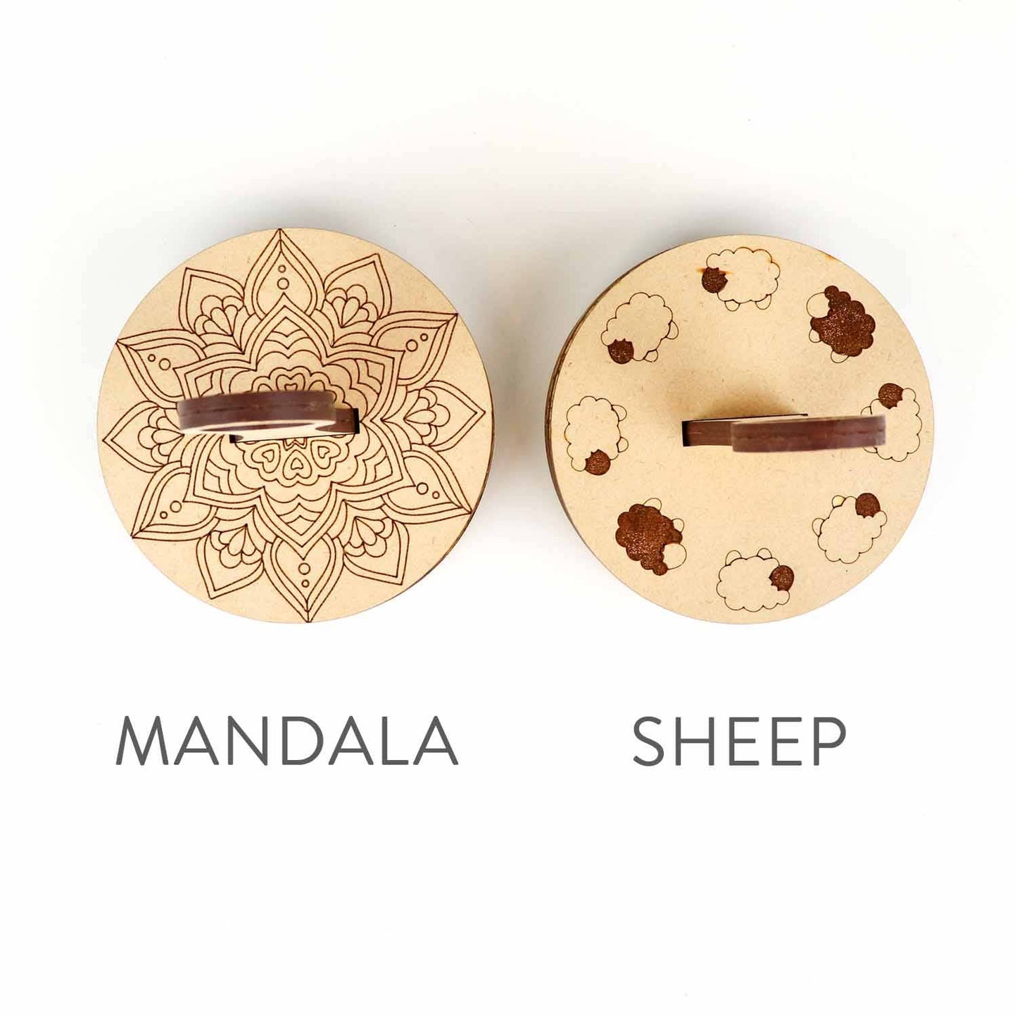 Yarn To Go Carousel – Portable Yarn Butler (No Wrist Strap) Mandala | Yarn Butler