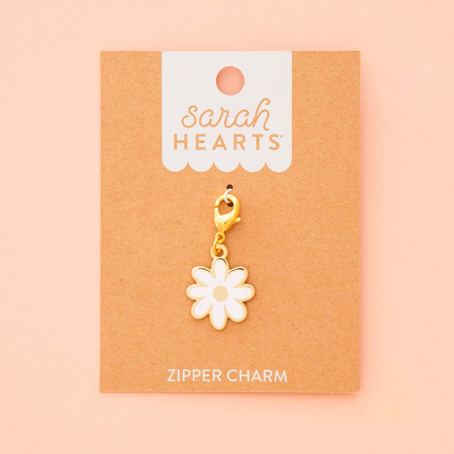 White Daisy Enamel Progress Keeper | Notions - Progress Keepers