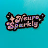 Neuro Sparkly - Glitter Vinyl Laptop Bumper Sticker | Sticker