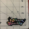 Neuro Sparkly - Glitter Vinyl Laptop Bumper Sticker | Sticker