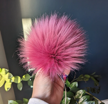  Handmade Faux Fur Pom Pom | Mauve Pink