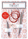 Interchangeable Needles | Red or Blue TWIST Shortie Combo 2 in & 3 in (5 & 8 cm)