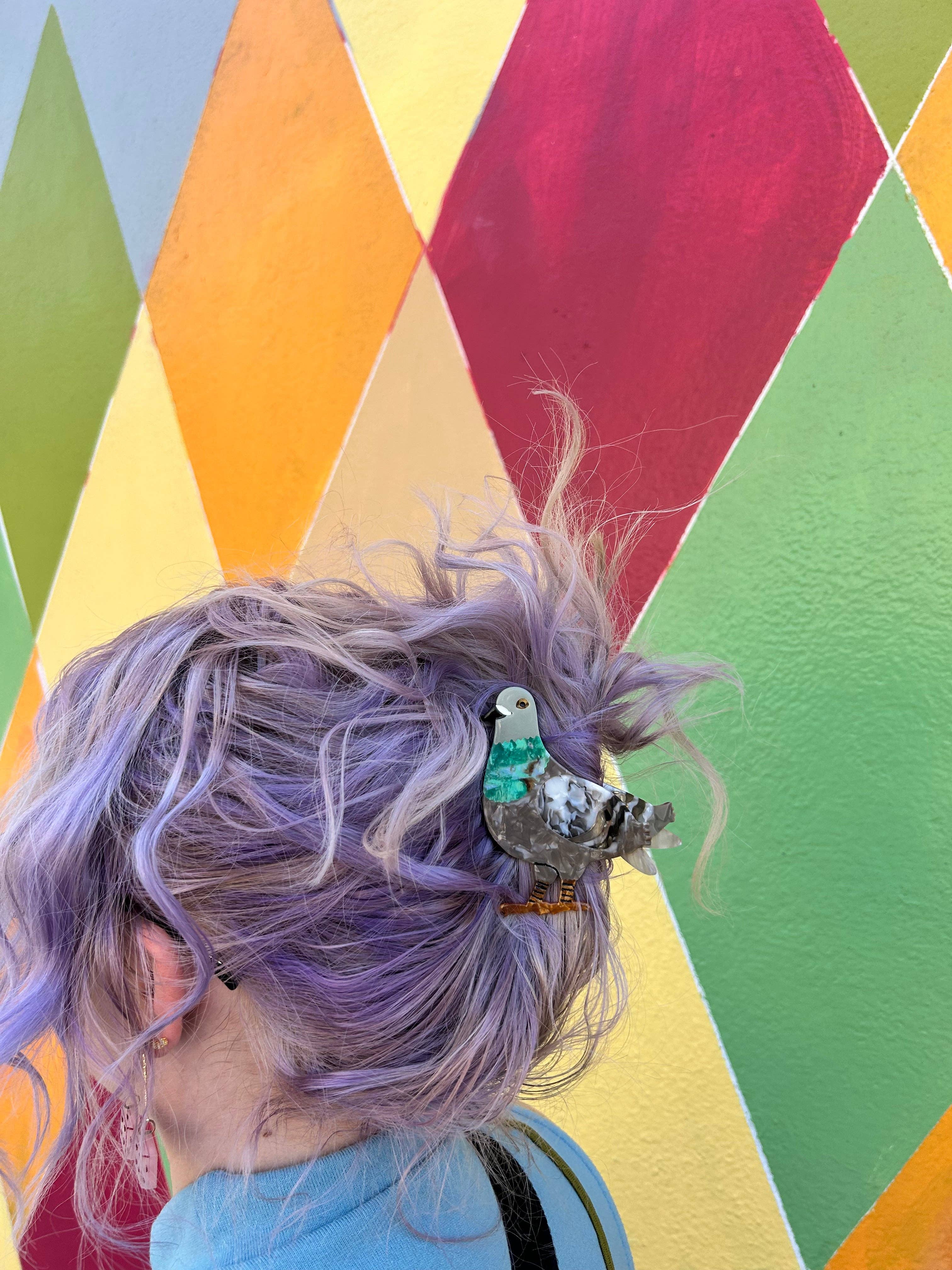 The Peach Fuzz | Pigeon Hair Claw – Lift Bridge Yarns