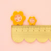 Yellow Daisy Buttons | 1in | 6ct
