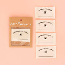  Handmade with Love Organic Cotton Write-In Labels | 4ct
