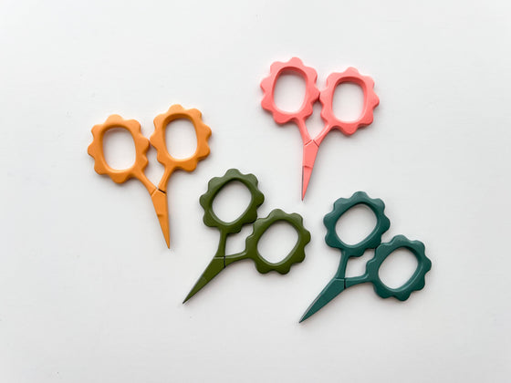 Small Flower Embroidery Scissors