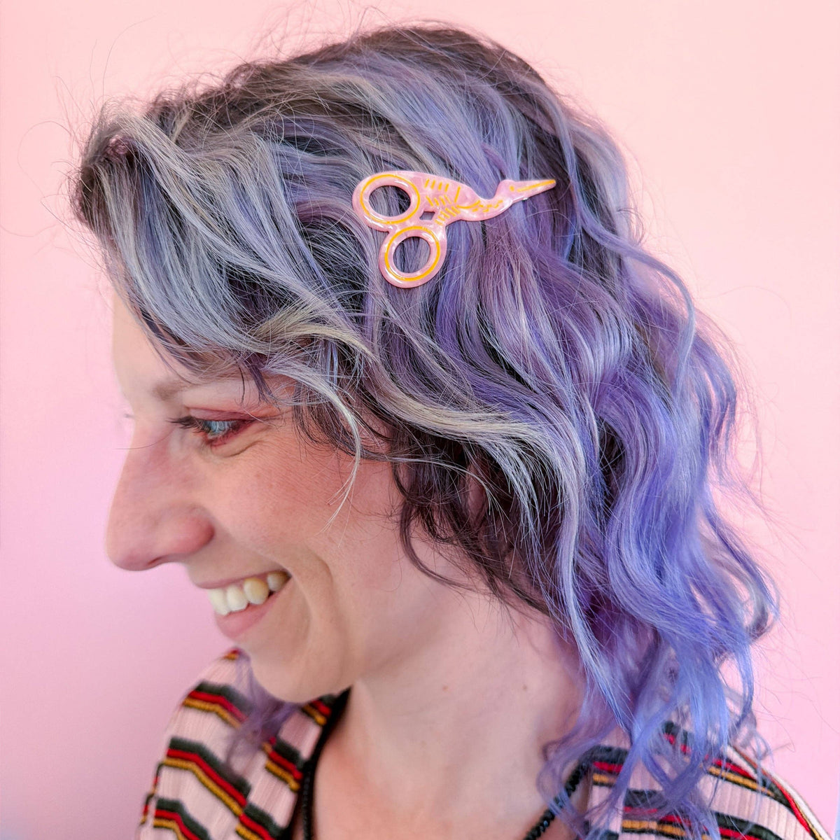 Stork Scissors Hair Clip: Sarah's Signature Pink Edition | Hair clip
