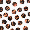 Tortoise Shell Buttons | 1in | 6ct